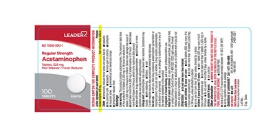 Acetaminophen Tablets 325mg-100ct-bottle Label (Acetaminophen Tablets 325mg Tcl 100ct Bottle Label)